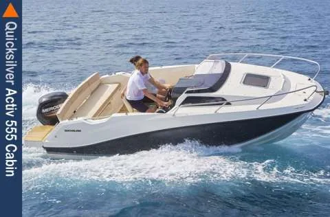 Quicksilver 555 Cabin mit 80PS und Trailer gebraucht - Foto 1