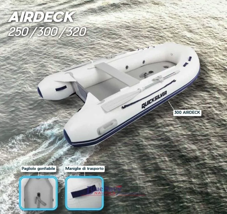 Quicksilver Tender Air deck 250cm - 320cm pagliolo gonfiabile used - photo 1