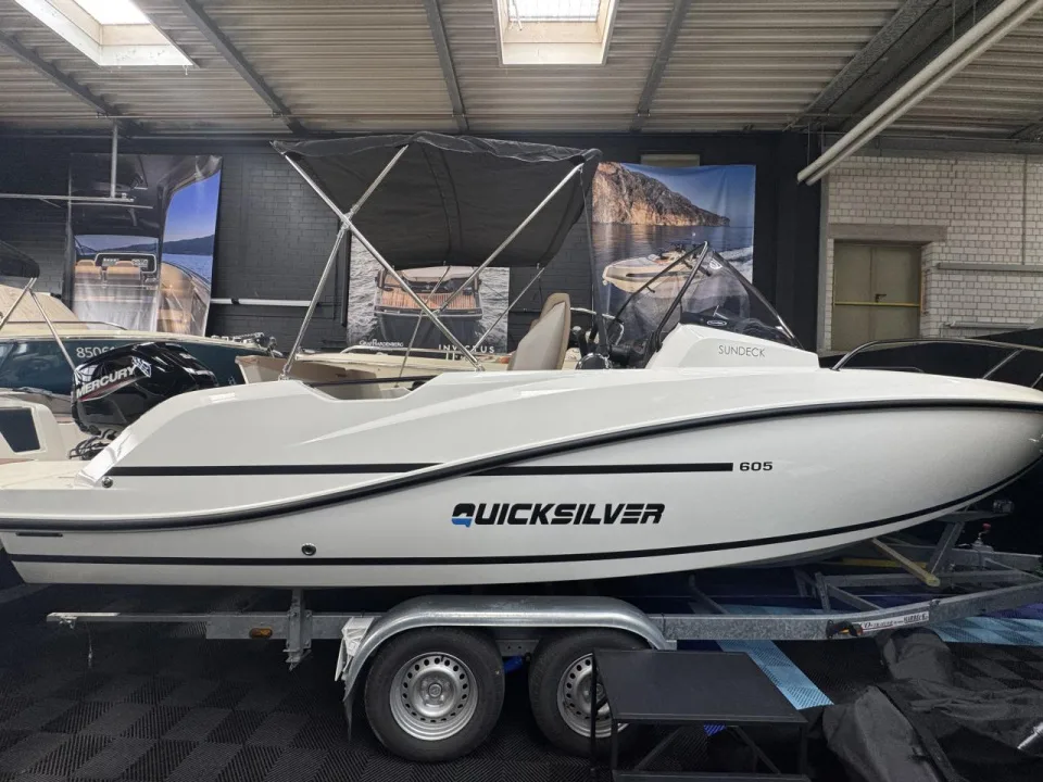 Quicksilver 605 Sundeck | 100 PS | inkl. Trailer | gebraucht - Foto 1