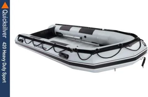 Quicksilver Inflatables 420 Heavy Duty Sport PVC AluBoden usato - foto 1