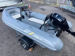 Zar mini RIB 13 3.8m Jockey Console RIB + Suzuki Outboard used - photo 1
