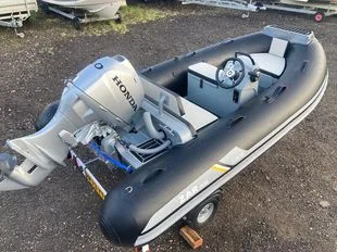 Zar mini LUX 12 3.5m Console RIB + Honda Outboard used - photo 1