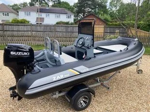 Zar mini LUX 14 4.2m Console RIB + Honda Outboard used - photo 1