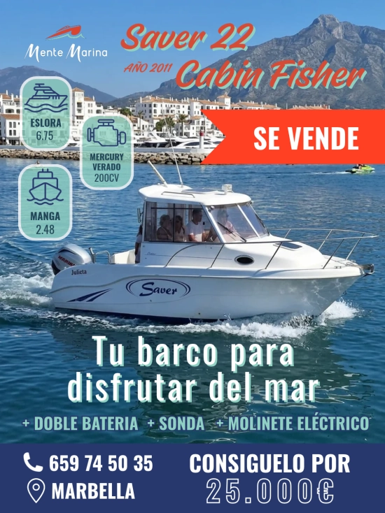 Saver 22 Cabin Fisher usato - foto 1
