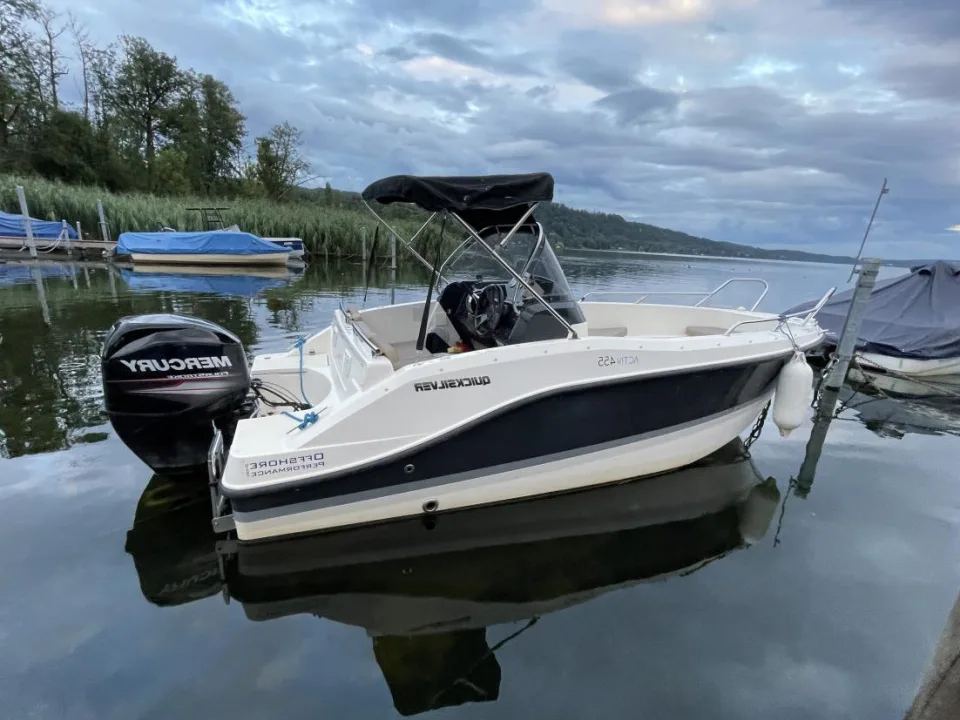 Quicksilver 455 Open used - photo 1