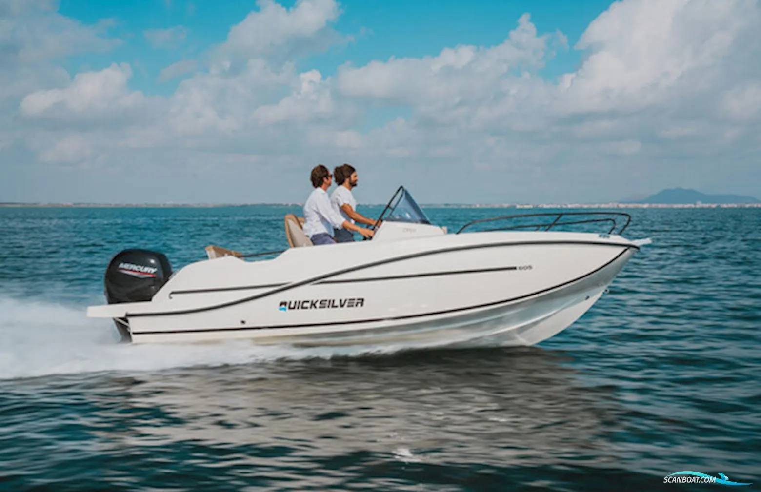 Quicksilver 605 Open Med Mercury F150 Efi Exlpt Samt Ekstra Udstyr gebraucht - Foto 1