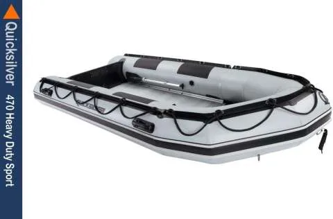 Quicksilver Inflatables 470 Heavy Duty Sport PVC AluBoden usato - foto 1