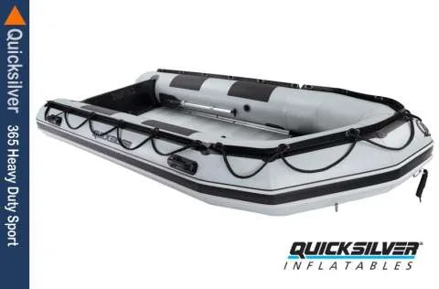 Quicksilver Inflatables 365 Heavy Duty Sport PVC AluBoden usato - foto 1