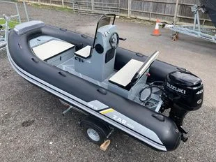 Zar mini RIB PRO 14 4.2m Console RIB + Honda Outboard used - photo 1