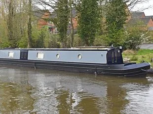58Ft Electric Square Cruiser Stern Narrowboat used - photo 1