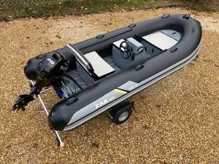 Zar mini RIB 12 3.6m Console RIB + Suzuki DF20 Outboard used - photo 1