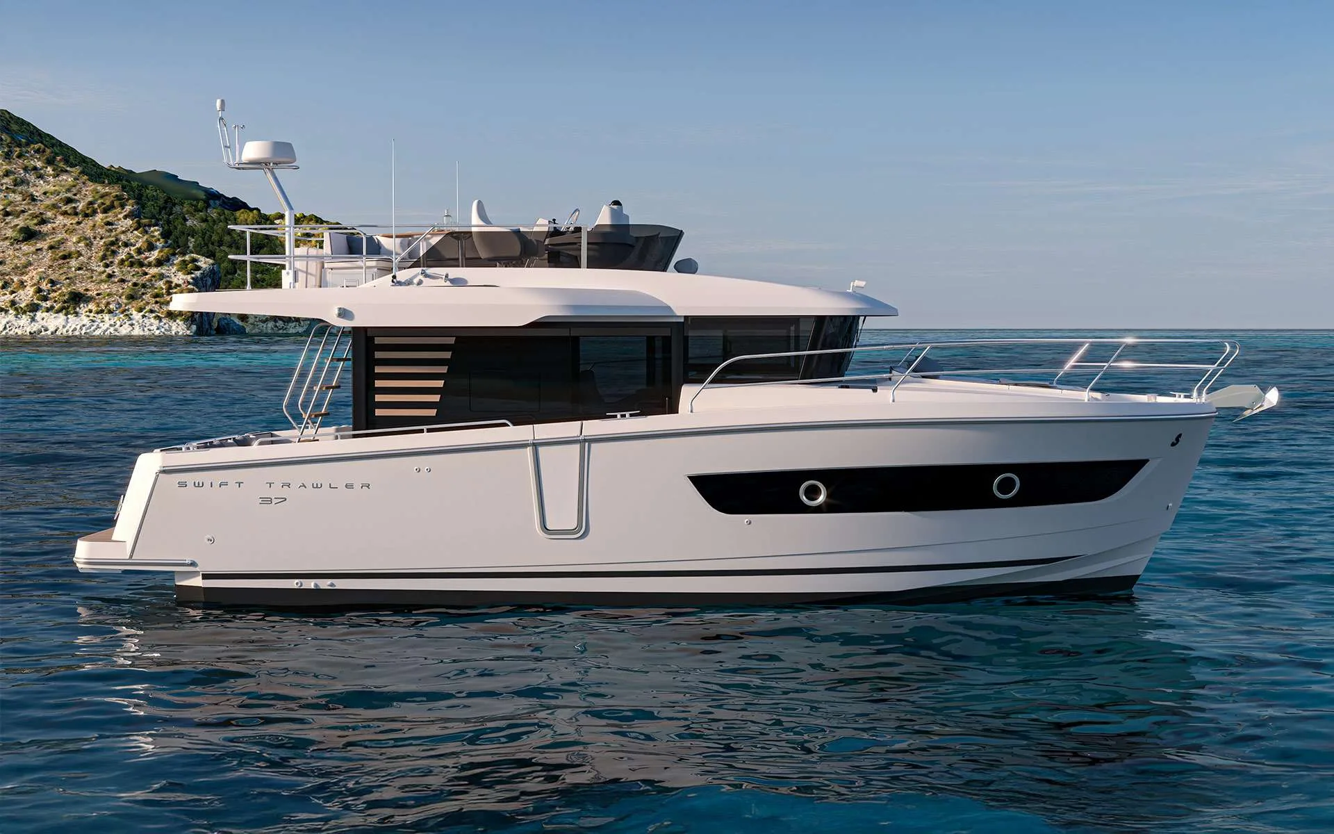 Beneteau SWIFT TRAWLER 37 FLY d'occasion - photo 1