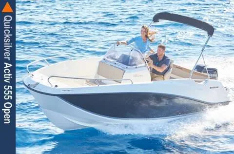 Quicksilver Activ 555 Open mit 80PS und Trailer gebraucht - Foto 1