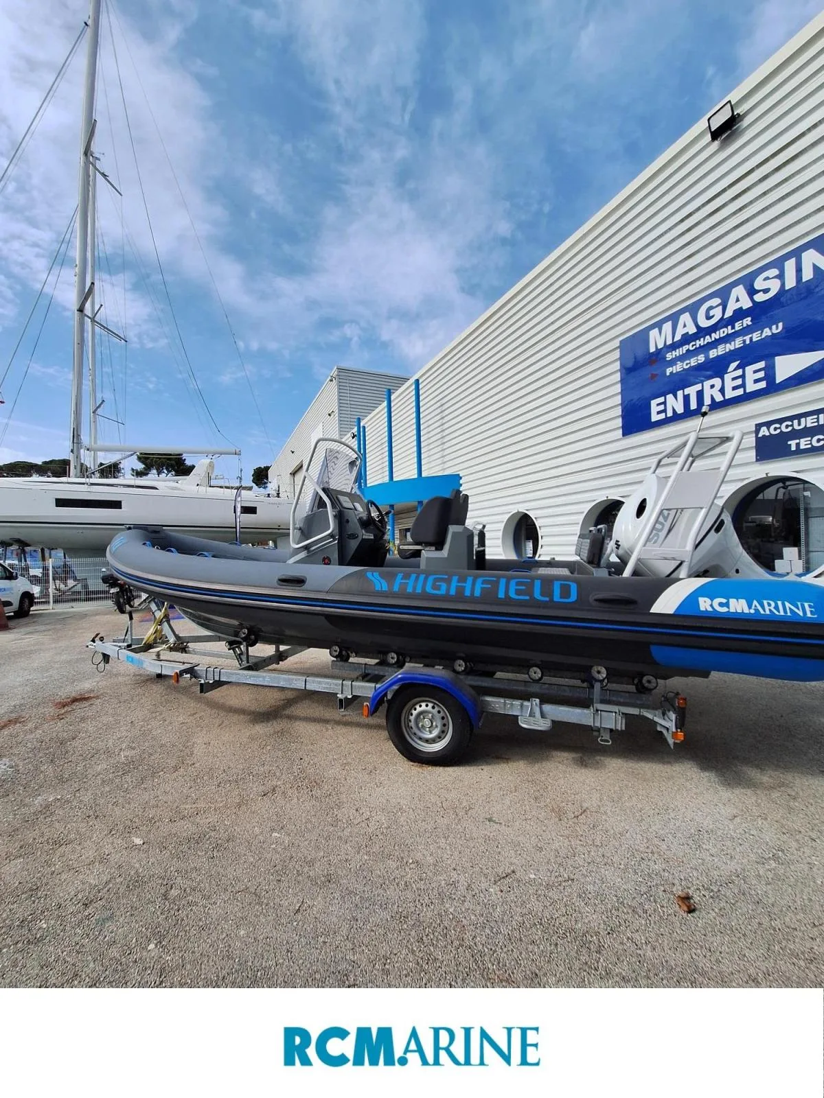 Highfield Patrol 660 rc marine used - photo 1