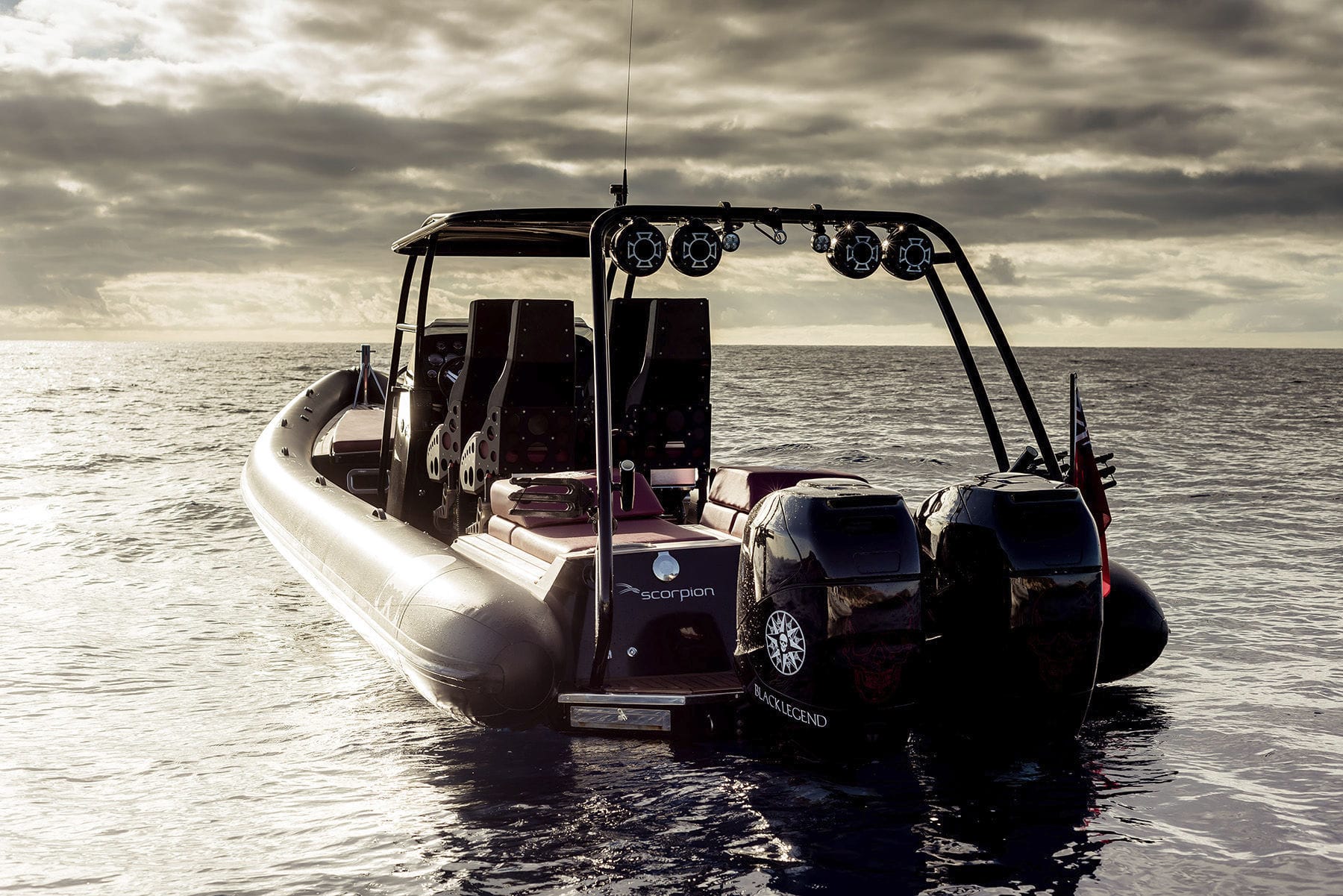 Scorpion Ribs Silurian 1080 Twin Outboard
