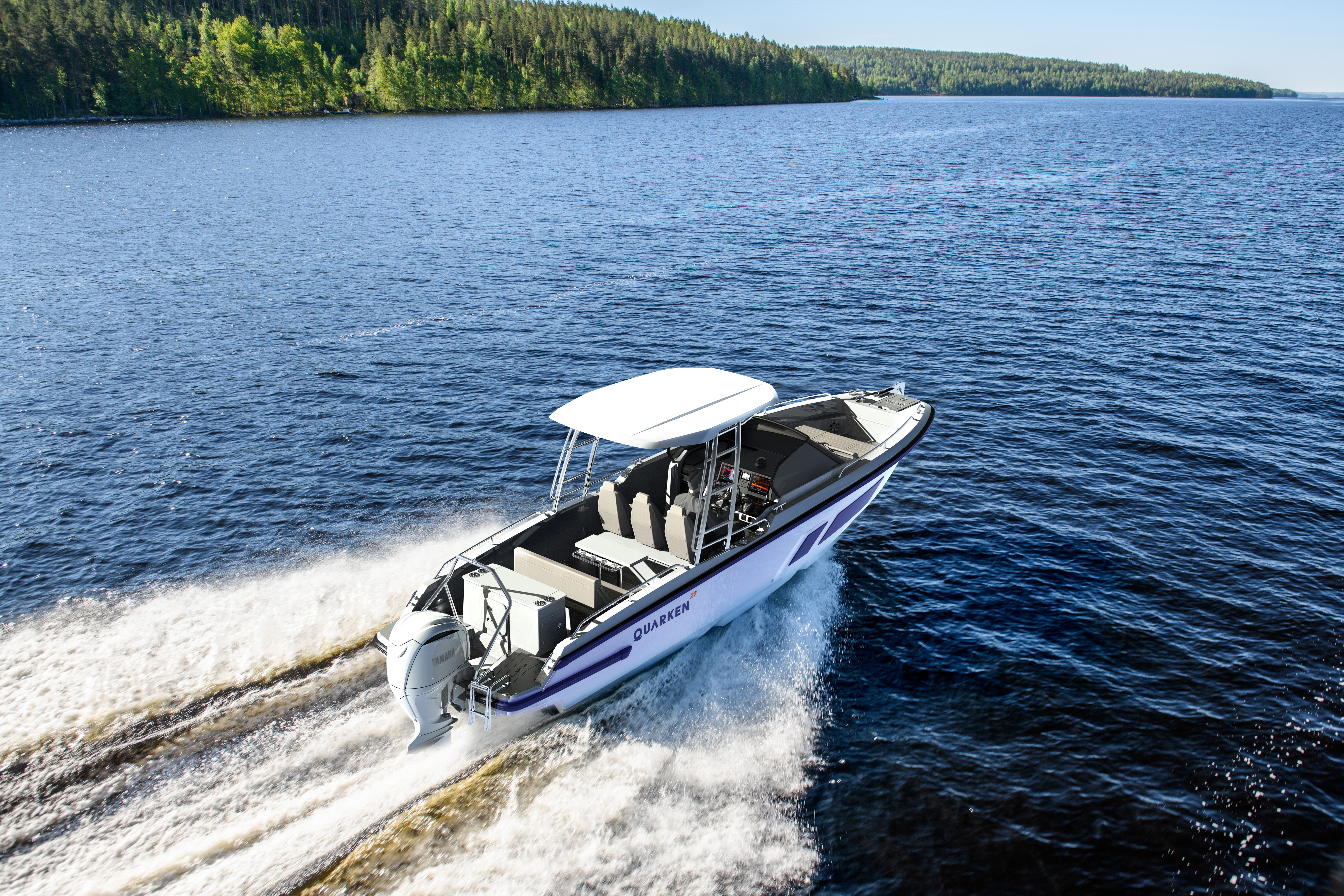 Quarken Boats Quarken 27 T-Top