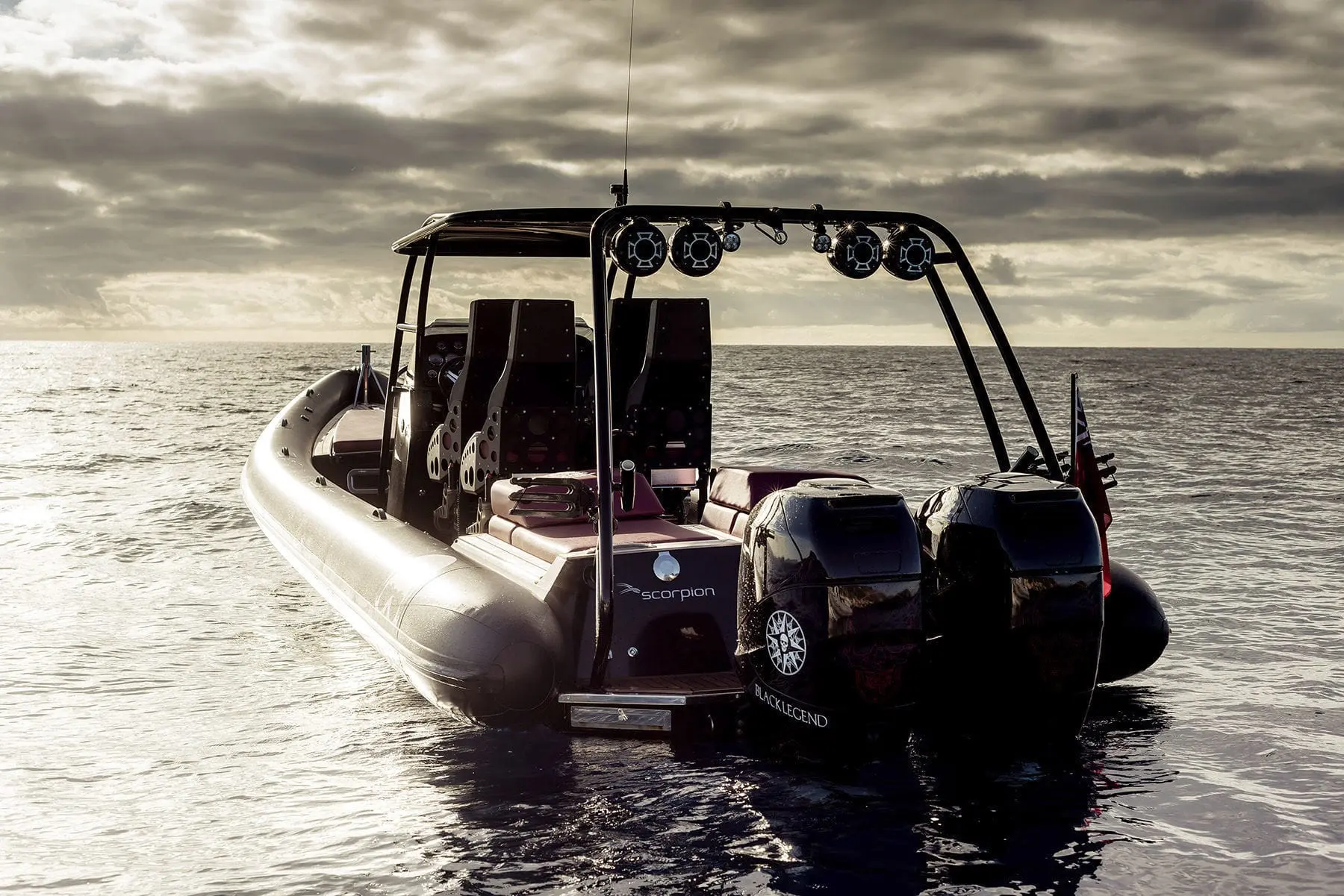 Scorpion Ribs Silurian 1080 Twin Outboard
