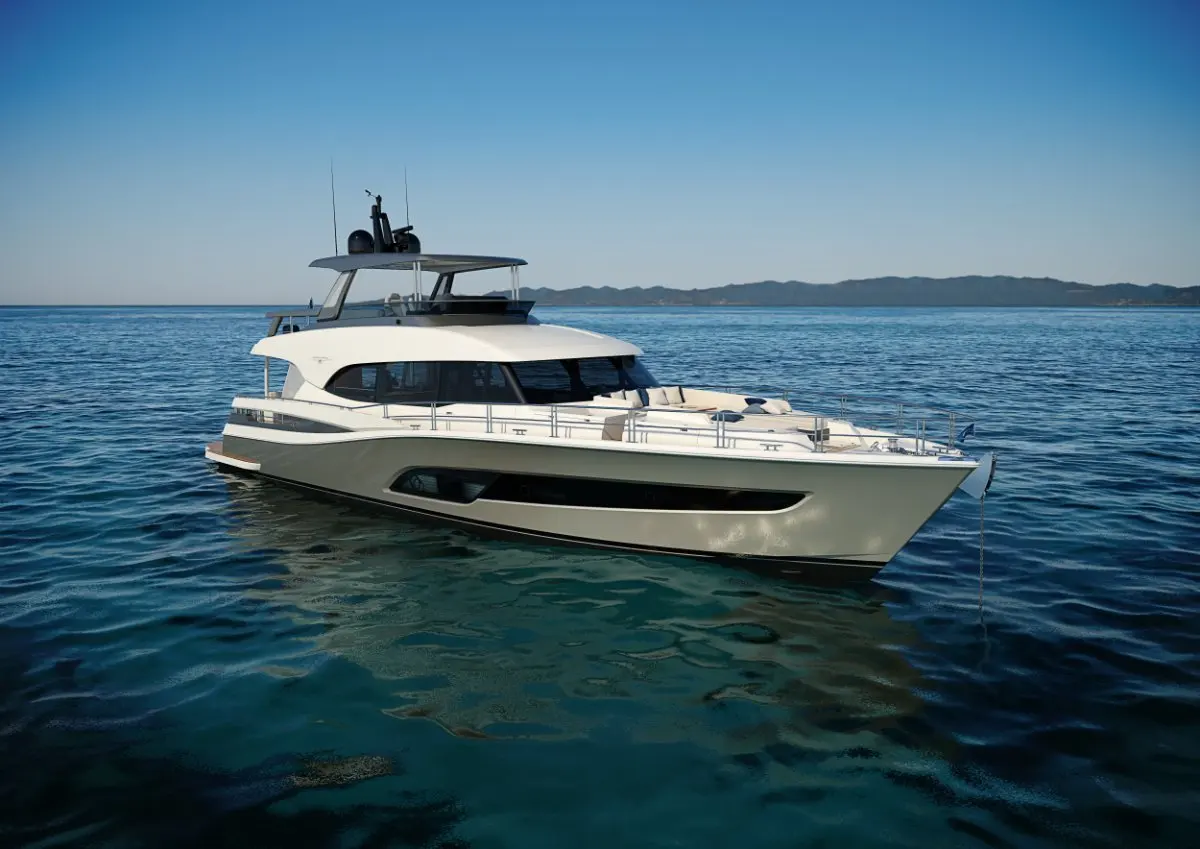 Riviera 78 Motor Yacht Open Bridge Deck