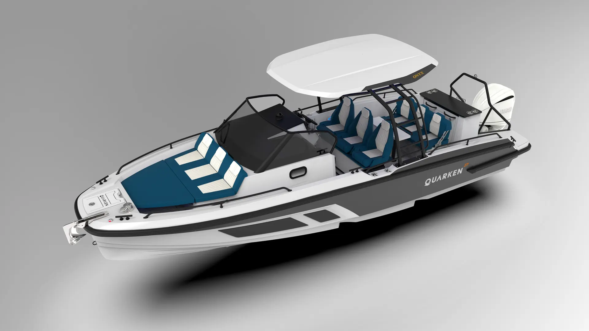 Quarken Boats Quarken 27 T-Top V2 Onyx