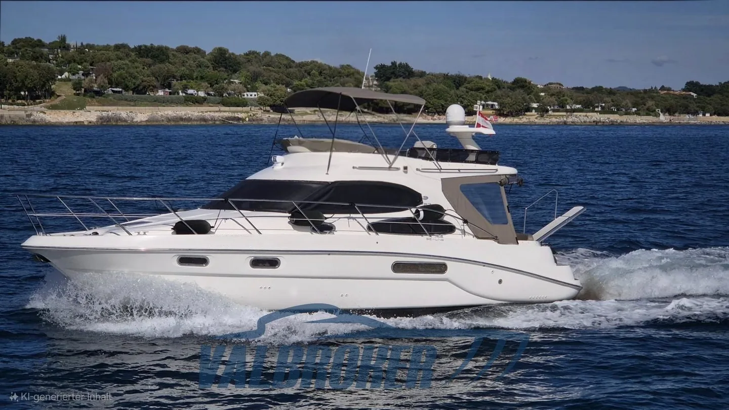 Deck der Sealine F 37, Ausführung des 2004er Bootes