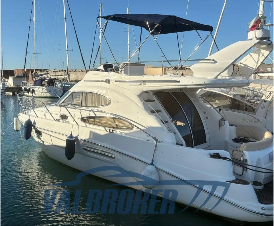 Profil der Sealine F 37 am Liegeplatz, Angebot 2007
