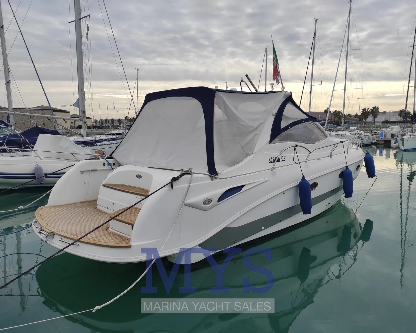 Stabile STAMA 33, photographie d'annonce montrant le bateau entier, offre BTjEyozKg52NdZkcGowy