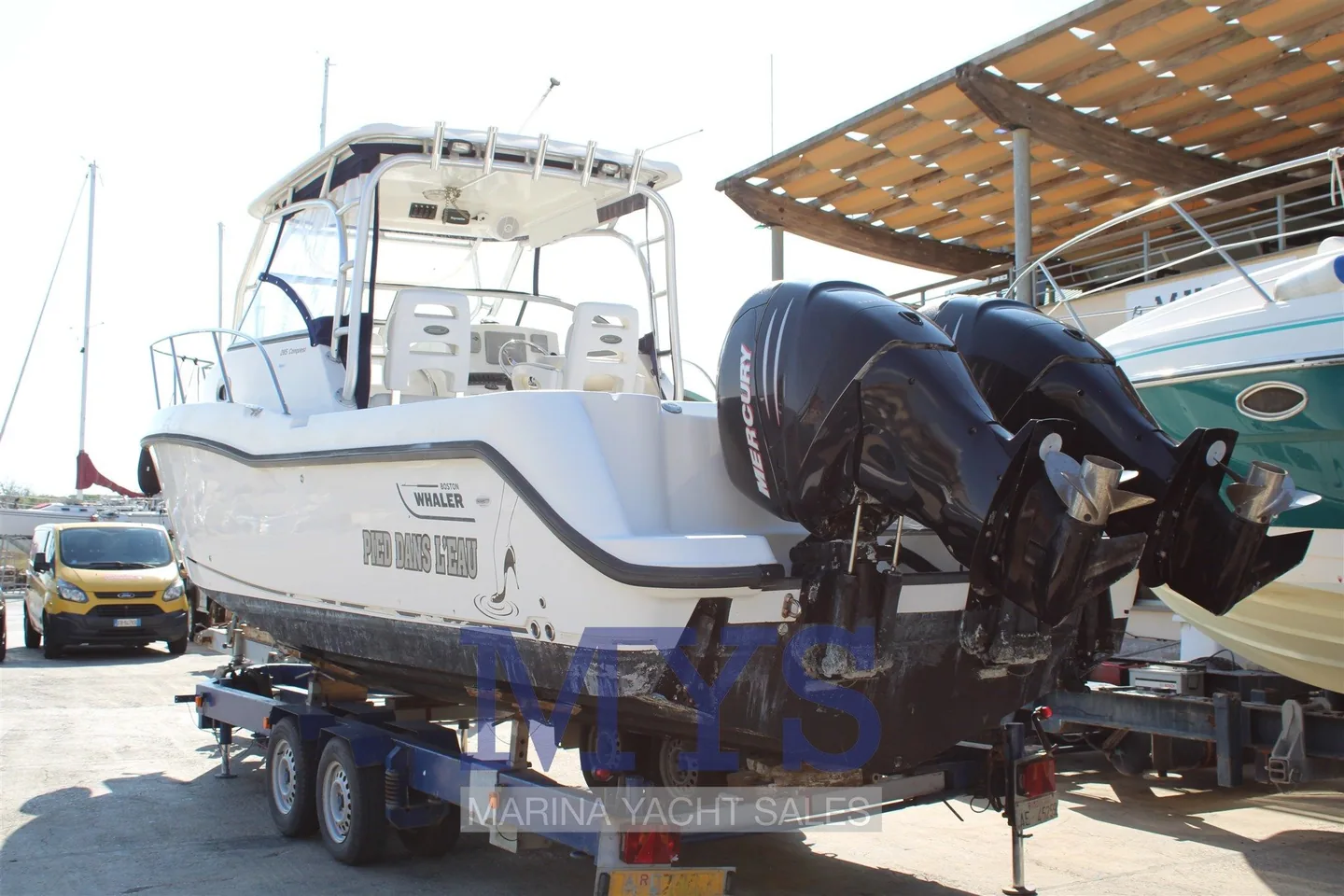Boston Whaler 285 Conquest de 2006, vue du bateau annoncé 11