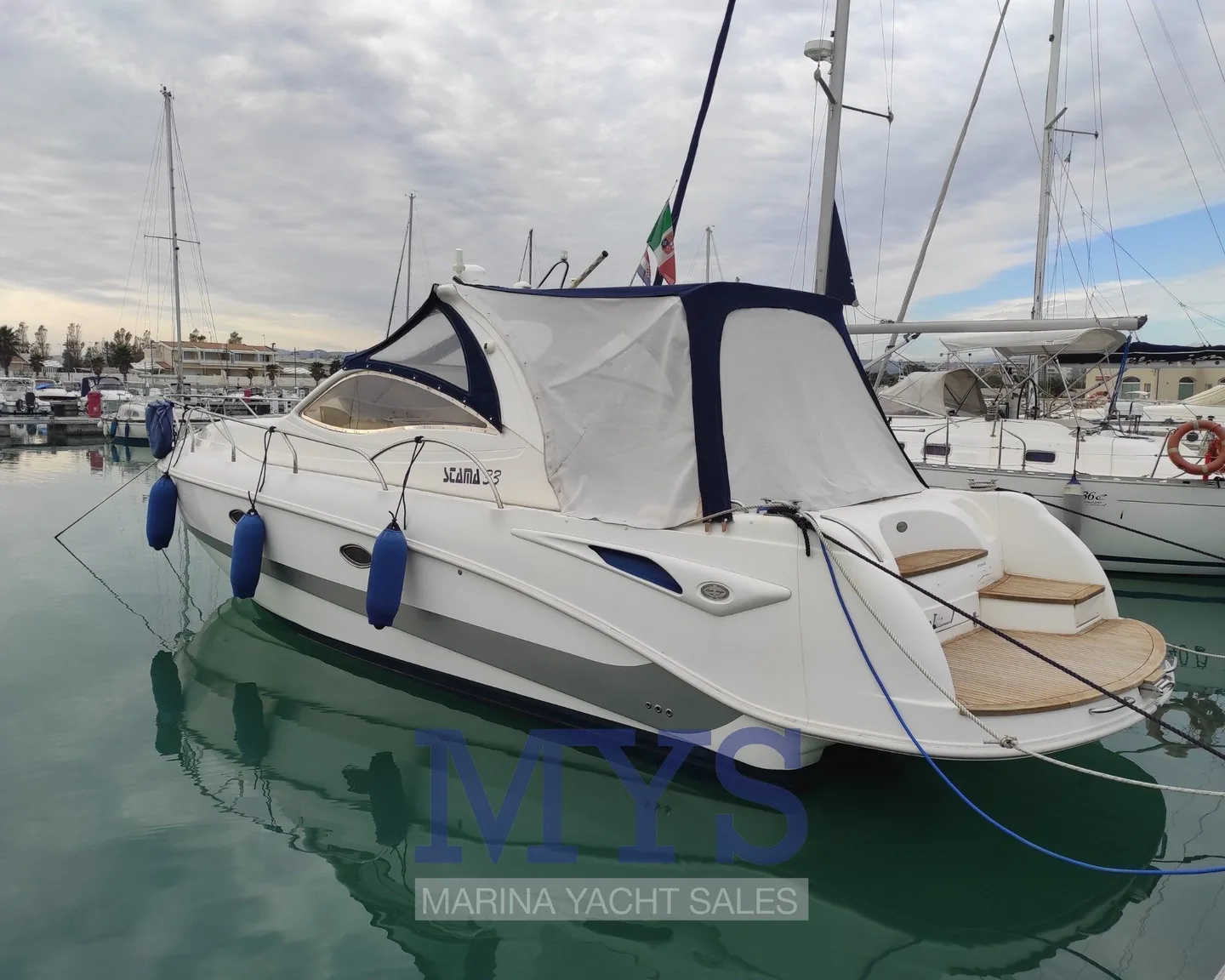 Stabile STAMA 33, photographie d'annonce montrant le bateau entier, offre BTjEyozKg52NdZkcGowy